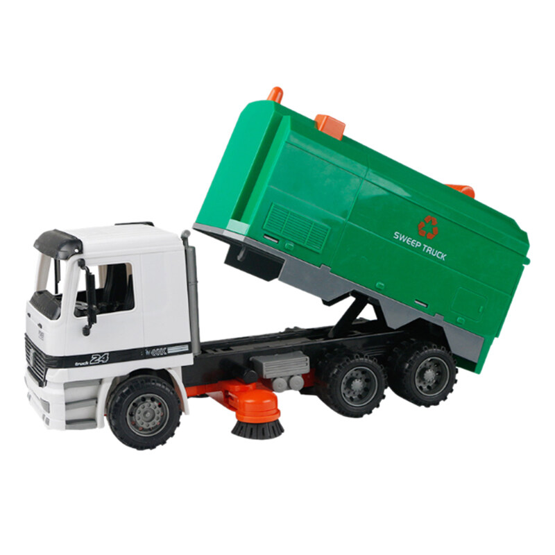 Pull Back Die-Casting Car Sweeper Toy Car, Simulator Road Cleaning Car, 360 Degree Rotating Cleaner, Best Gift for Kids