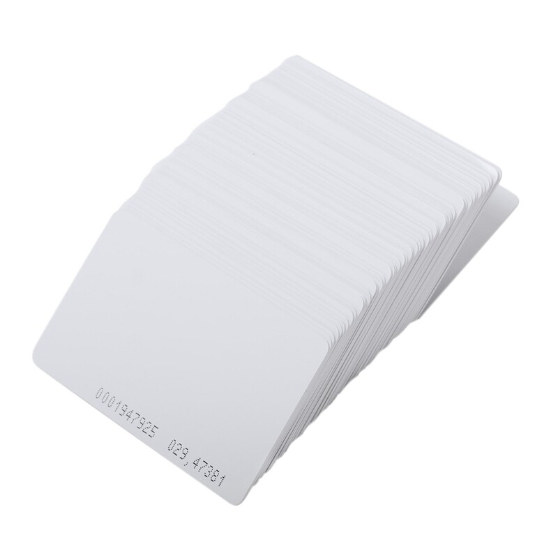 50 pieces intelligent proximity em4100 125khz rfid proximity card entry empty id access