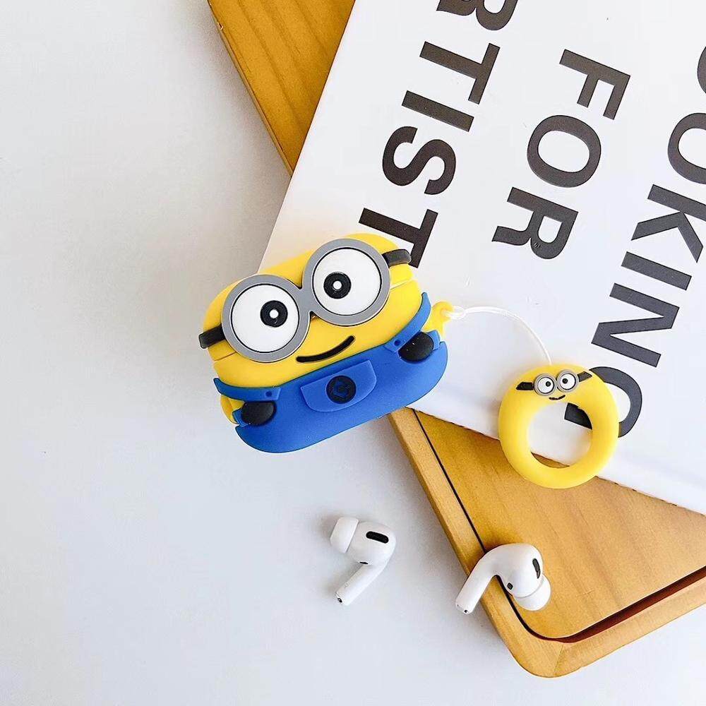 Cute 3D Big Eyes Wireless Bluetooth Earphone Case for Apple AirPods Pro 3 (2025) Soft Silicone Shockproof Cover for AirPods 4 3 AirPods Pro 2 1 Charging Box Accessories