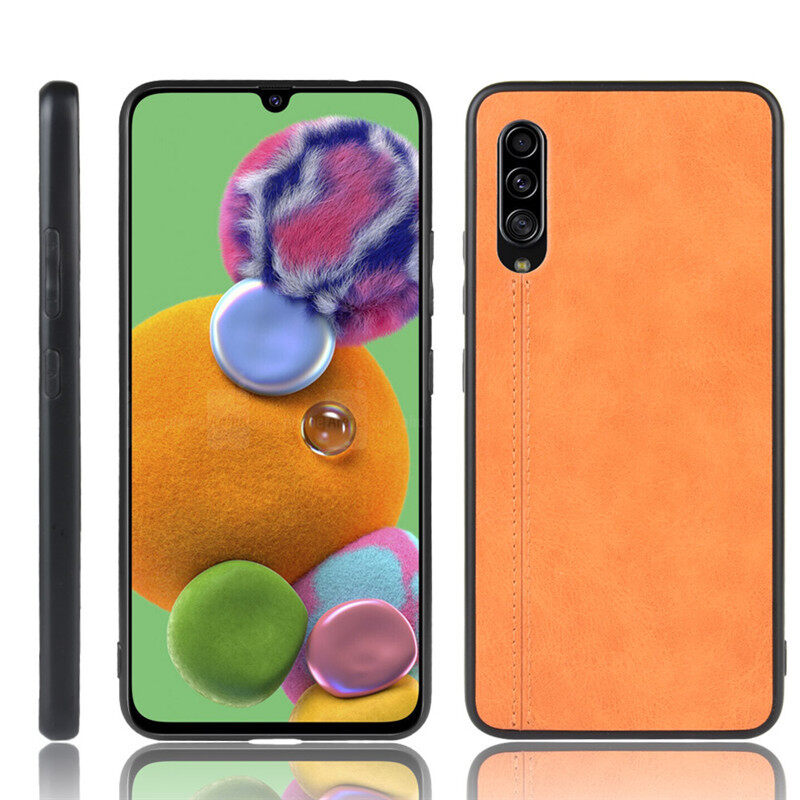 Case For Samsung Galaxy A90 5G Cover Leather TPU Back Cover Retro Silicone Phone Case