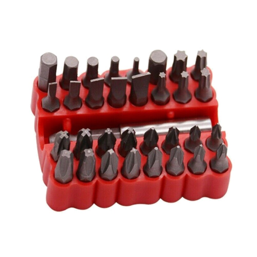 33 Chiếc Tuốc Nơ Vít Điện Đầu Rỗng/Rắn Cờ Lê Torx Bộ Đầu Mũi Khoan An Toàn