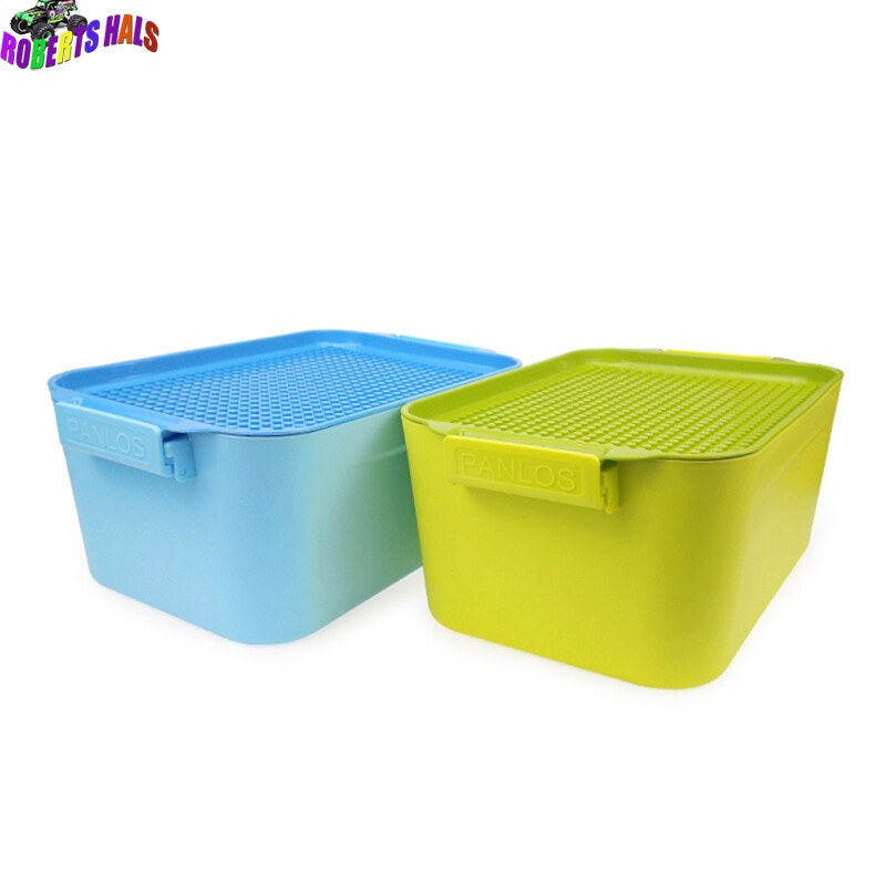 RH【ready stock】Legoing Buliding Blocks Storage Box Assembled Large Small Plastic Particle Toy Storage Box