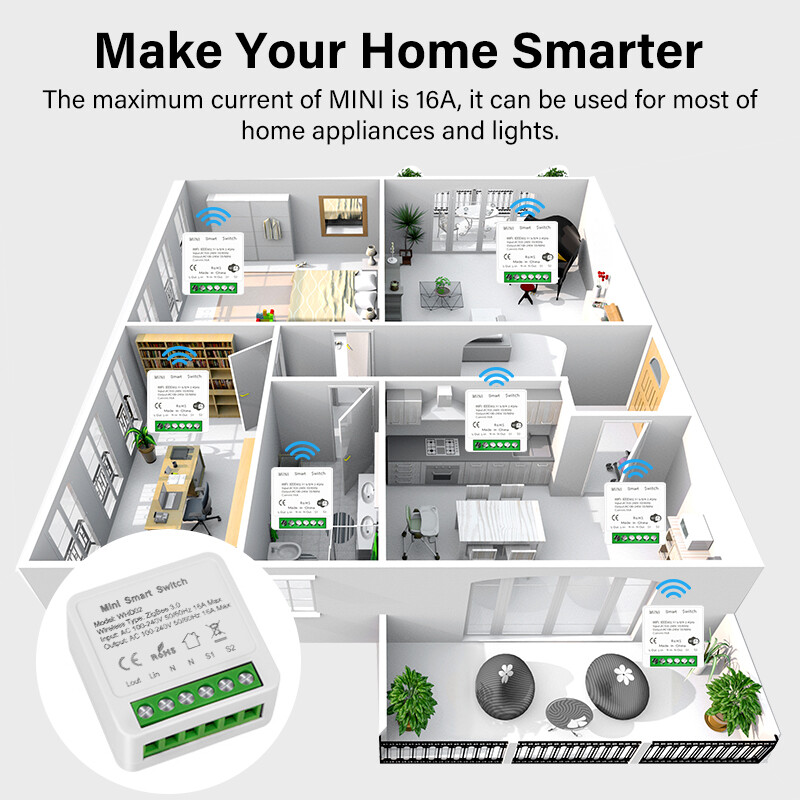 Dueplay Công Tắc Thông Minh Tuya Zigbee Cổng Trung Tâm Hỗ Trợ Điều Khiển Bằng Giọng Nói Ứng Dụng Điều Khiển Từ Xa Hoạt Động Với Nhà Thông Minh Alexa Goo Gle Home