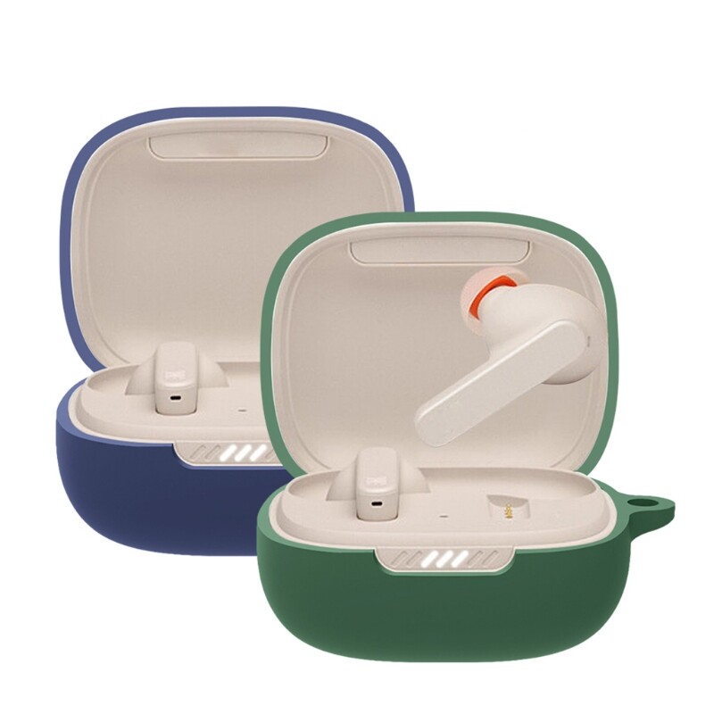 Anti-scratch Protective Cover Shell Silicone Case Protector for -JBL LIVE PRO Wireless Bluetooth-compatible Earphone