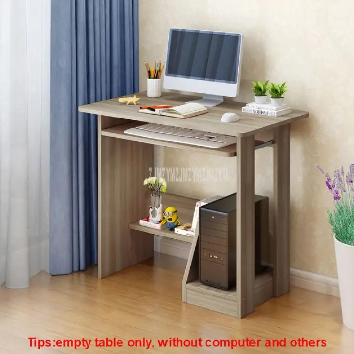computer desk with keyboard tray