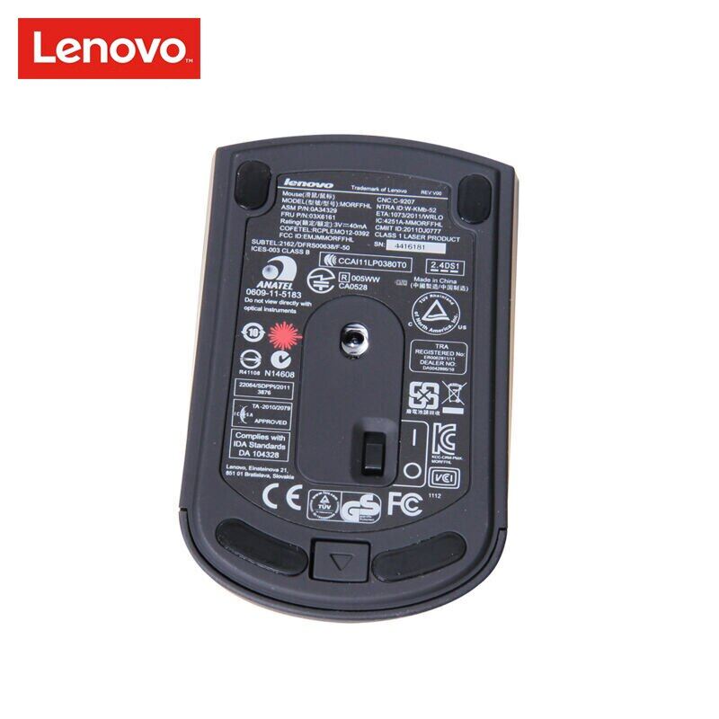 LENOVO THINKPAD OA36193 Wireless Mouse Support Officia Verification for Windows10/8/7 USB Receiver Thinkpad Laptop with 1000DPI