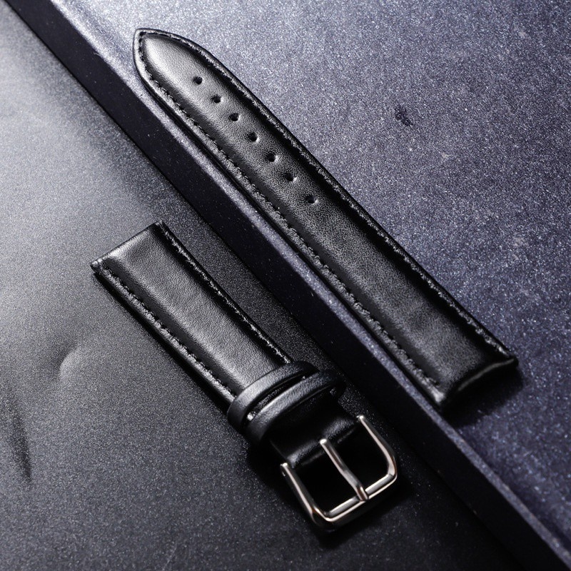 ❏► Watchbands Genuine Leather Watch Band Straps 12mm 14mm 16mm 18mm 20mm 22mm 24mm Accessories Women Men 8 colors available