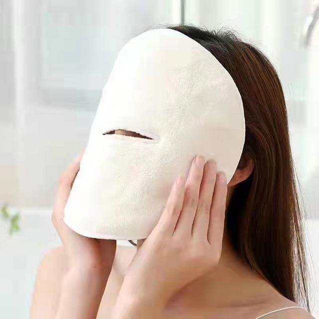 Hf khăn mặt nén nóng lạnh khăn mặt làm đẹp khăn mặt dày bằng lông cừu san hô mềm mại khăn mặt giữ ẩm tại nhà