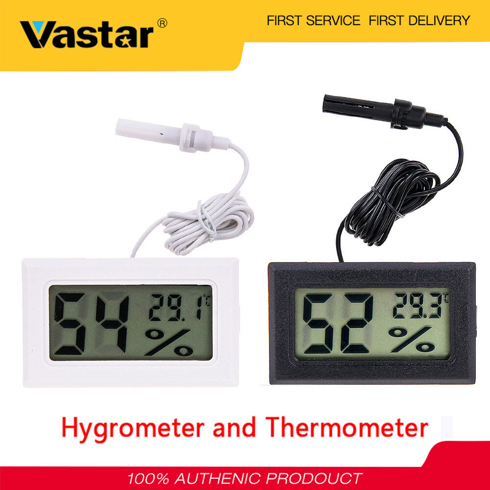 Vastar 50 to 110 Digital Thermomete Mini LCD Display Meter Fridges