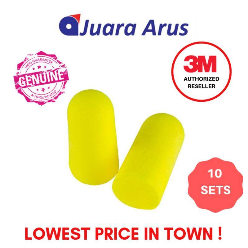 3M E-A-Rsoft Yellow Neons Earplugs 312-1250, Uncorded, Poly Bag