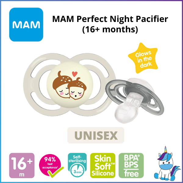 Mam glow in the dark best sale pacifier 16