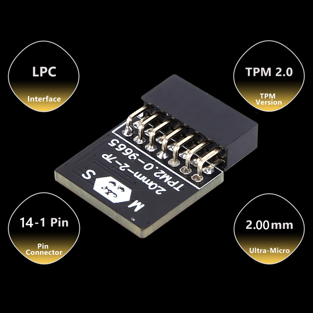 TPM 2.0 Encryption Security Module LPC Interface Cryptography Security Module Encrypted Information Encrypted Protection Module for ASUS/MSI/ASRock