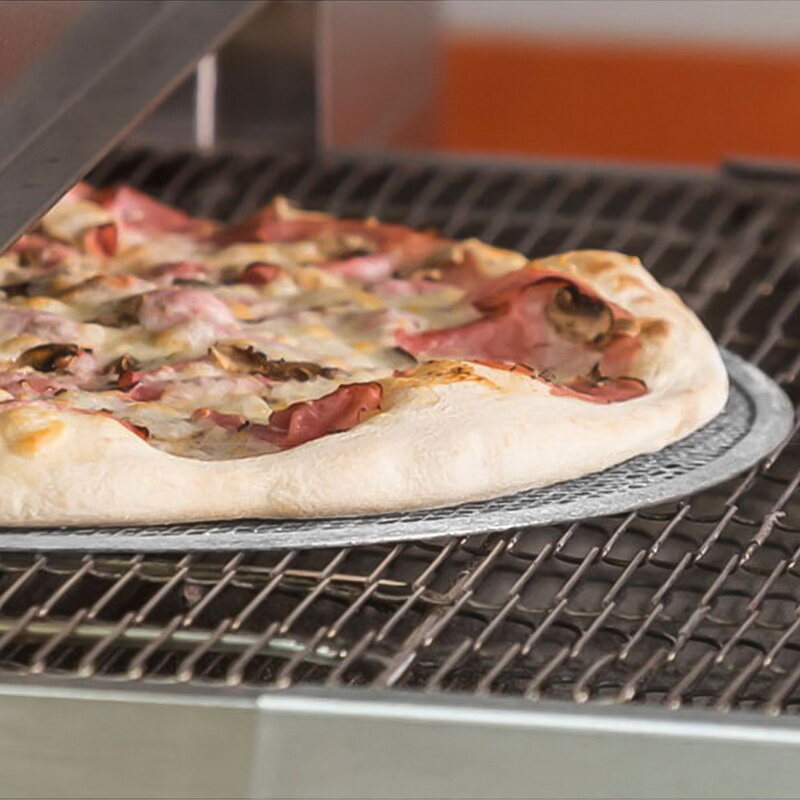 Khay Nướng Bánh Pizza Bằng Nhôm 6-17 Inch, Dụng Cụ Làm Bánh Nướng Bánh Ngọt Chống Dính Có Lưới