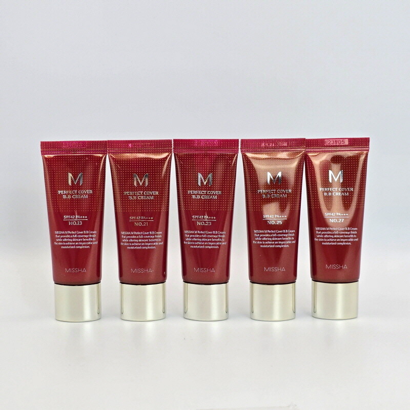 [Missha] M hoàn hảo bao gồm kem trang điểm BB SPF 42 PA +++ 50ml/20ml