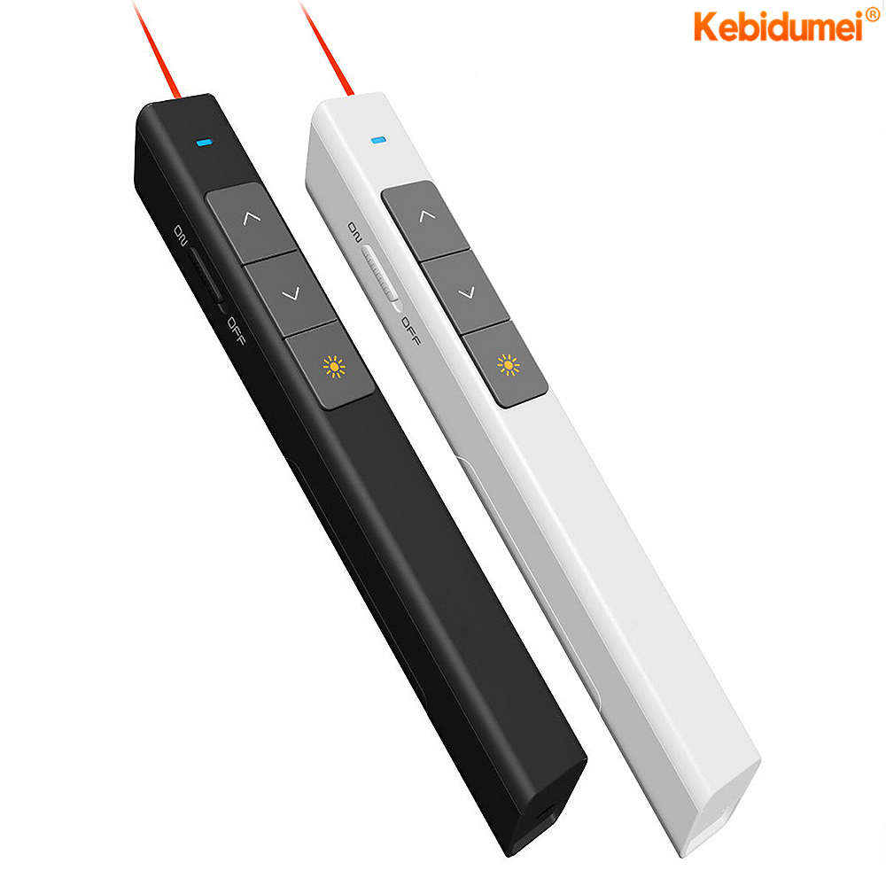 Kebidumei Con Trỏ Laser USB Không Dây 2.4GHz Bút Lật PPT Thuyết Trình Powerpoint Bút Bấm Trình Bày Điều Khiển Từ Xa Cho Giáo Viên Giảng Viên Giáo Sư