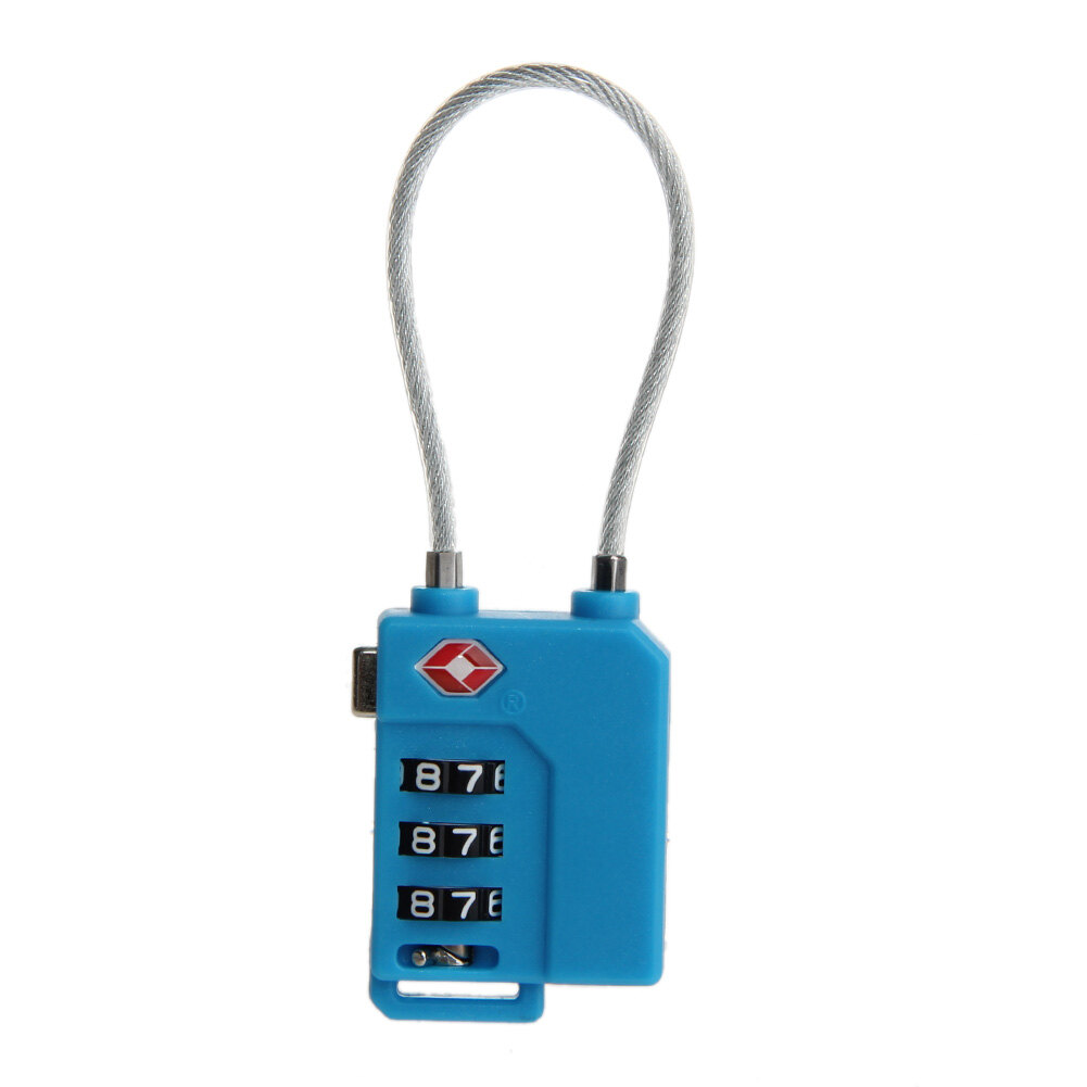1Pc TSA Resettable 3 Digit Combination Travel Luggage Suit Code Lock Padlock