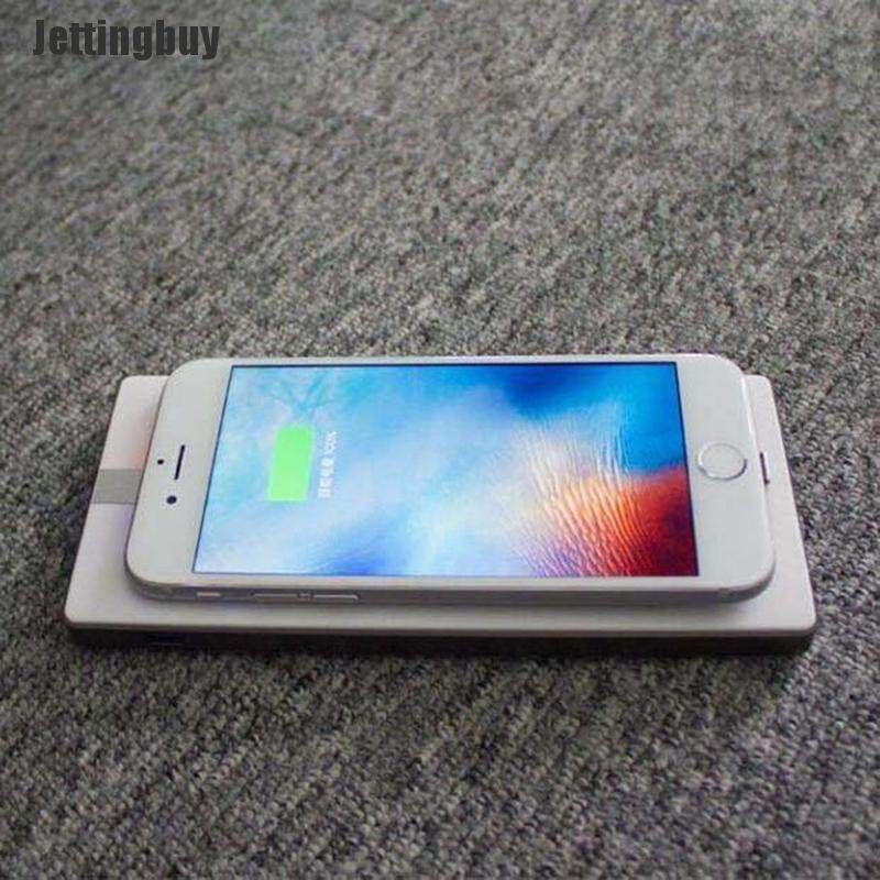 [Jettingbuy] Support Micro USB Type C Qi Wireless Charger Adapter Induction Receiver Coil Pad