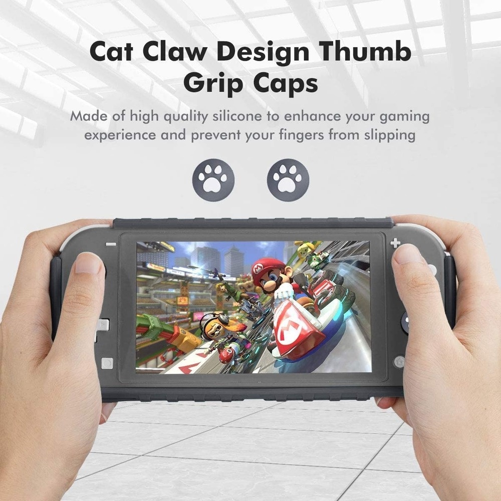 Ốp Bảo Vệ Nintendo Switch Lite, Ốp Tay Cầm Di Động Cho NS Lite Phụ Kiện Có Tay Cầm Thoải Mái & Khe Cắm Thẻ Trò Chơi