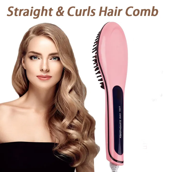 hair straightening comb machine