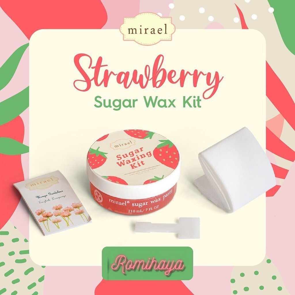 100 ORIGINAL MIRAEL Sugar Waxing Kit Sugar Wax Hair Removal soft cold