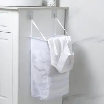 Nicetoempty Hanging Dirty Clothes Basket Is Easy To Hang Over The