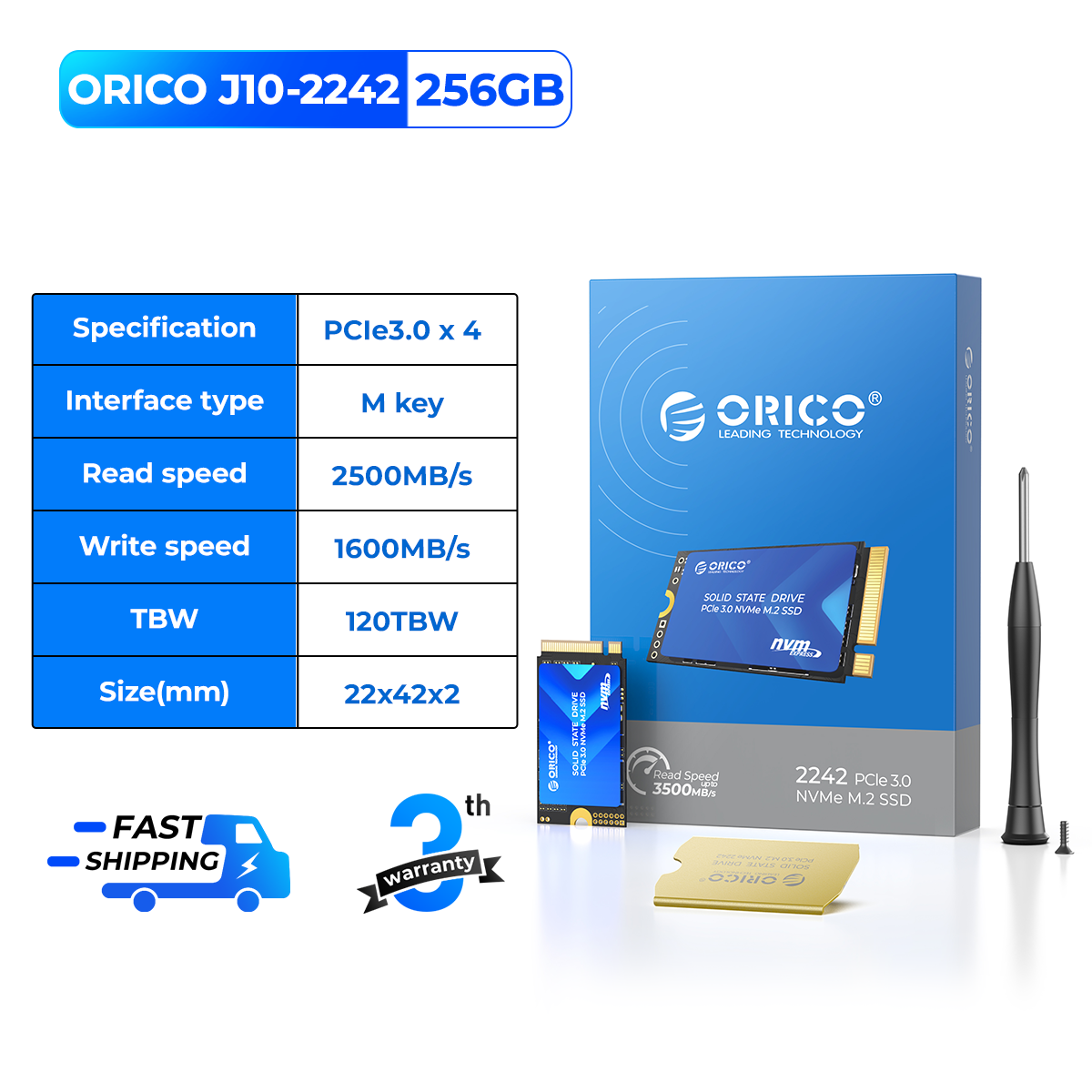 ORICO 2242 M.2 NVMe SATA PCIe 3.0 SSD 1TB 512GB SSD M.2 2242 PCIe