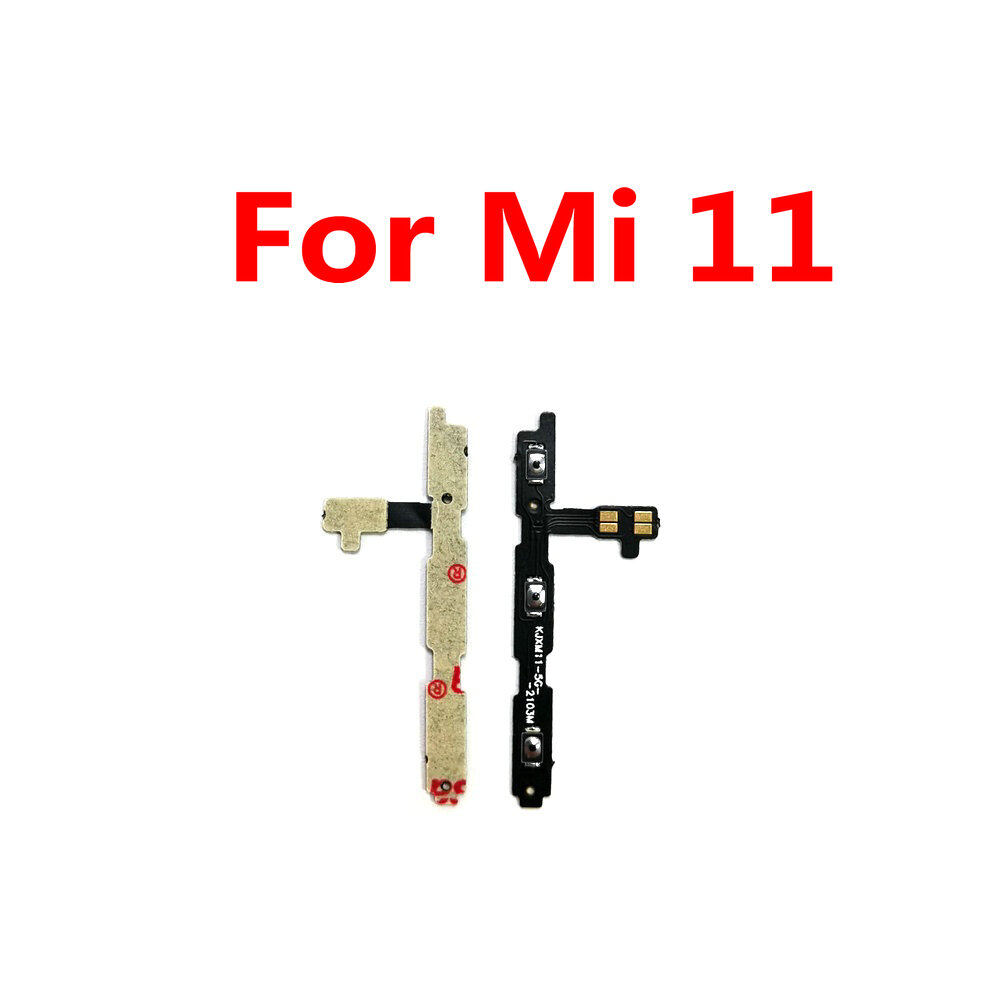 New Power Volume Flex Cable ON OFF Side Button Switch Flex Cable For Xiaomi Mi 11 Lite Mi 11 Pro 5G Replacement Spare Parts