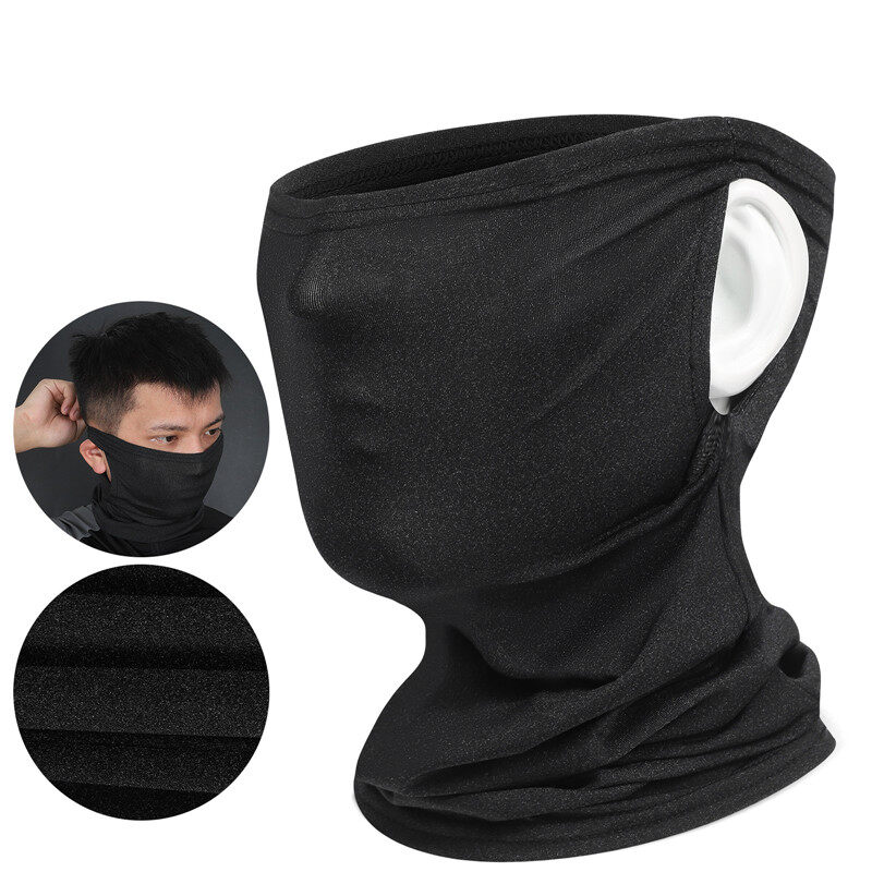 Cycling Ice Silk Full Face Mask UV 400 Running Fishing Outdoor Sport Breathable Mask Motorcycle Bicycle Balaclava Mask Scarf Cap