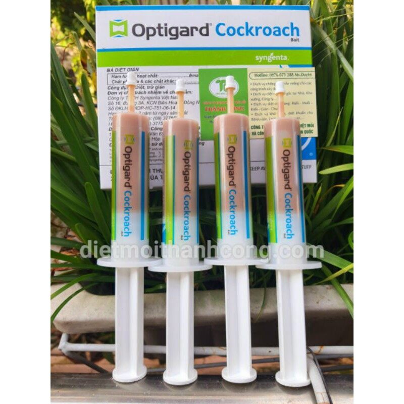 Thuốc diệt gián đức cao cấp Optigard chính hãng Syngenta 1tuýt 30g