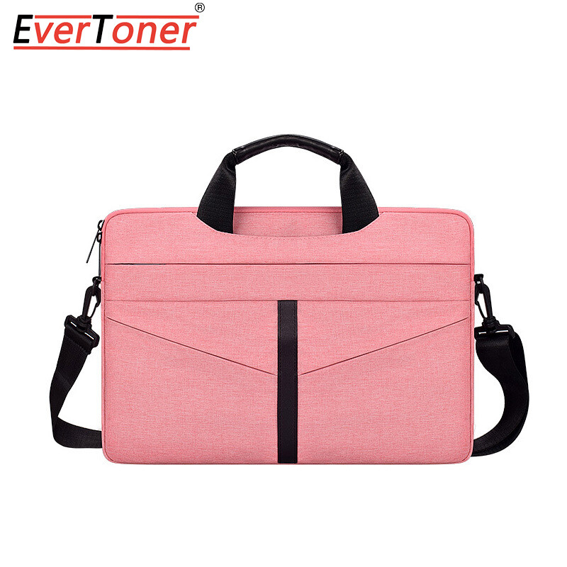 EverToner Laptop Bag 13.3 14 15.6 Inch Waterproof Notebook Case Sleeve For Macbook Air Pro Computer Shoulder Handbag Women Men Briefcase