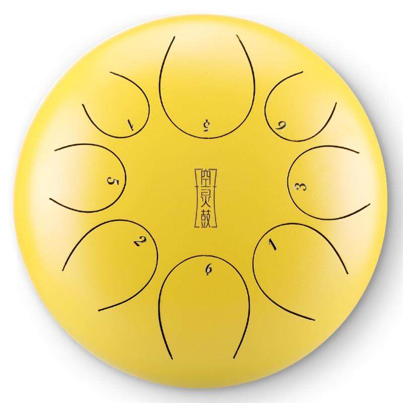 10 inch Steel Tongue Drum Mini Hand Pan Drums with Drumsticks Percussion Musical Instruments Purify Your Mind and Soul