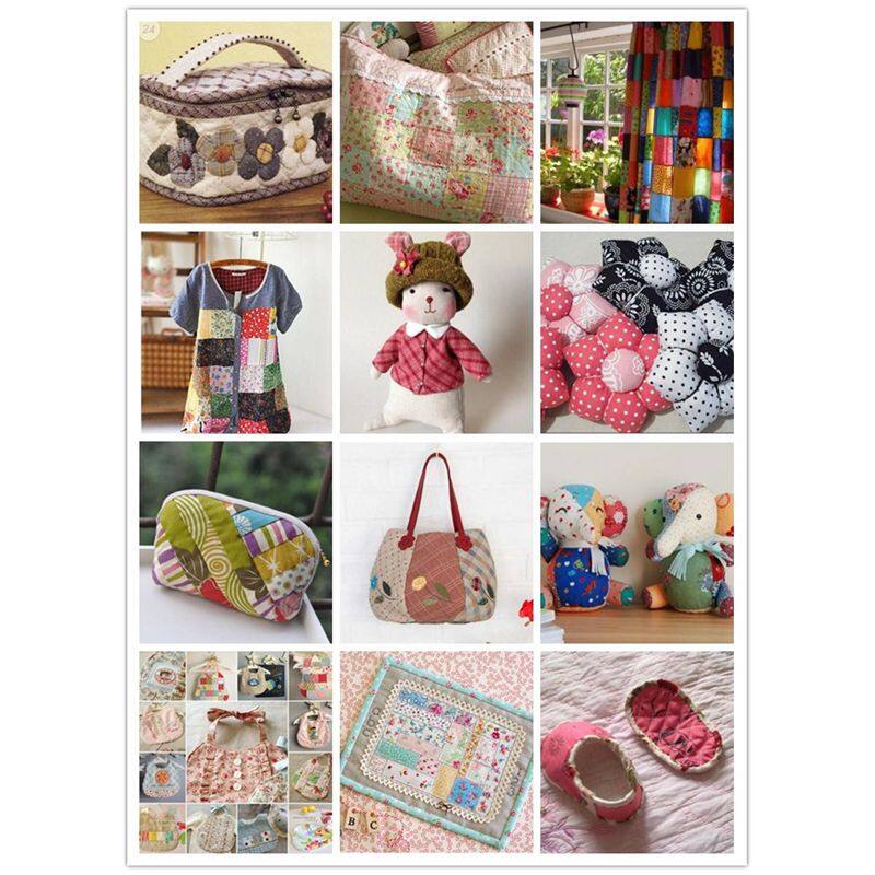DIY quilting Patch 60pcs 10cmx10cm charm pack cotton fabric patchwork bundle fabrics cloth sewing