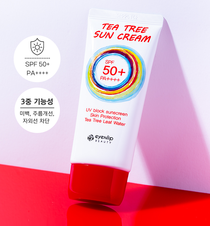 [eyeNlip] Tea Tree Sun Cream 50g