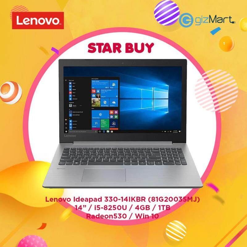 LENOVO Ideapad 330-14IKBR 14 Laptop (i5-8250U, 4GB, 1TB, Radeon530, Win10) Malaysia