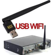 Hộp Ăng-ten WiFi Không Dây V8 Mini USB 2.0 Đầu Thu TV Vệ Tinh Freesat