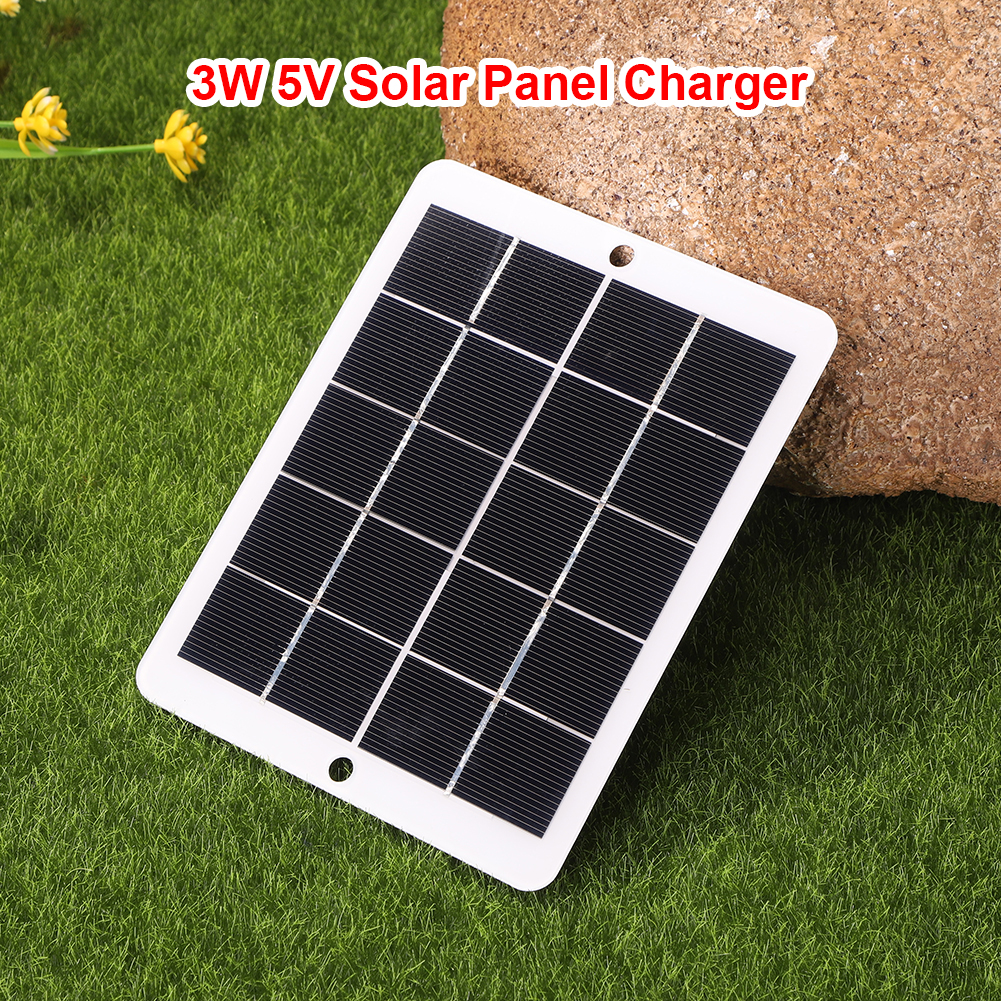 3W 5V USB Solar Panel for Mobile Phone Solar Charger Generator Power Bank