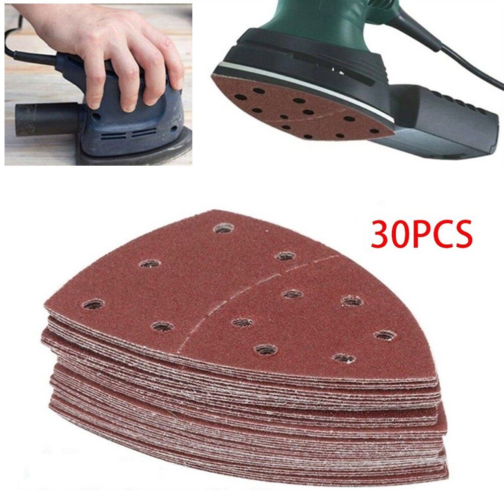 Sandpaper Sanding Sheets Polishing Leather Grinding 152*105mm Reddish Brown