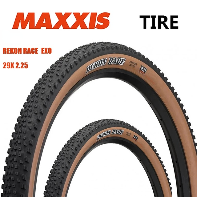 Maxxis 27.5*2.25 coffee yellow side tire 29x2.25 REKON RACE mountain bike off-road downhill EXO stab-resistant tire M355