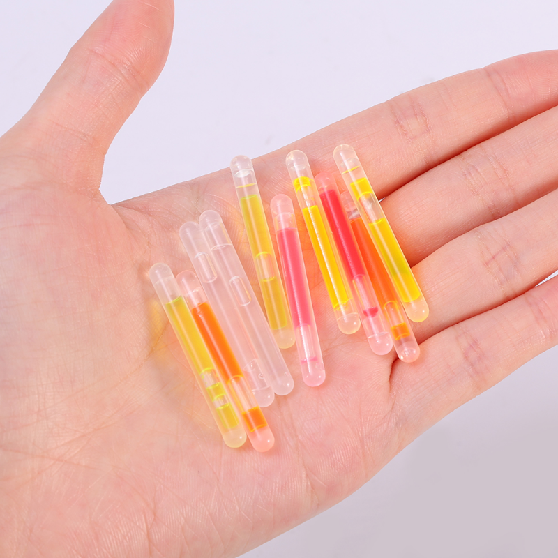 10pcs 4.5mm câu cá ban đêm Float ánh sáng màu đèn ban đêm Rod phao câu cá ánh sáng huỳnh quang Rod phụ kiện câu cá