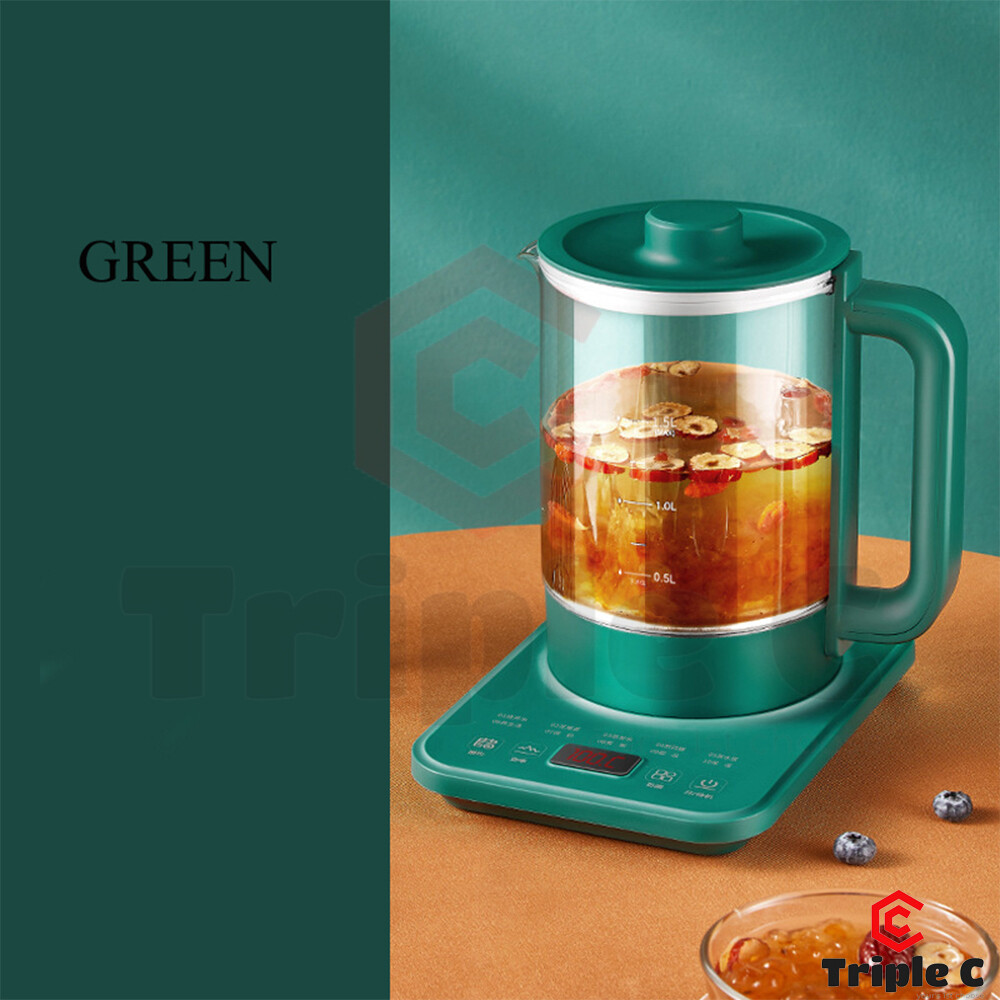 [Triple C] Multifunction Glass Electric healthPot 养生壶汤锅 Periuk Kesihatan Automatik Lazada