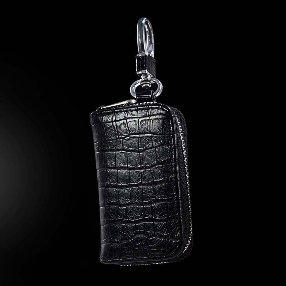 LGJGHJG Multifunction Universal With Keyring PU Leather Crocodile pattern Men Zipper Key Case Bag Key Bag Case Car Key Case Car Key Wallets