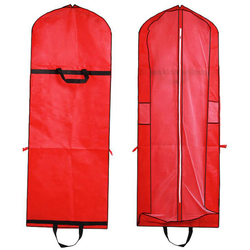 Ministar Wedding Dress Dust Cover Gown Dustproof Cover Foldable Clothes Storage Bags