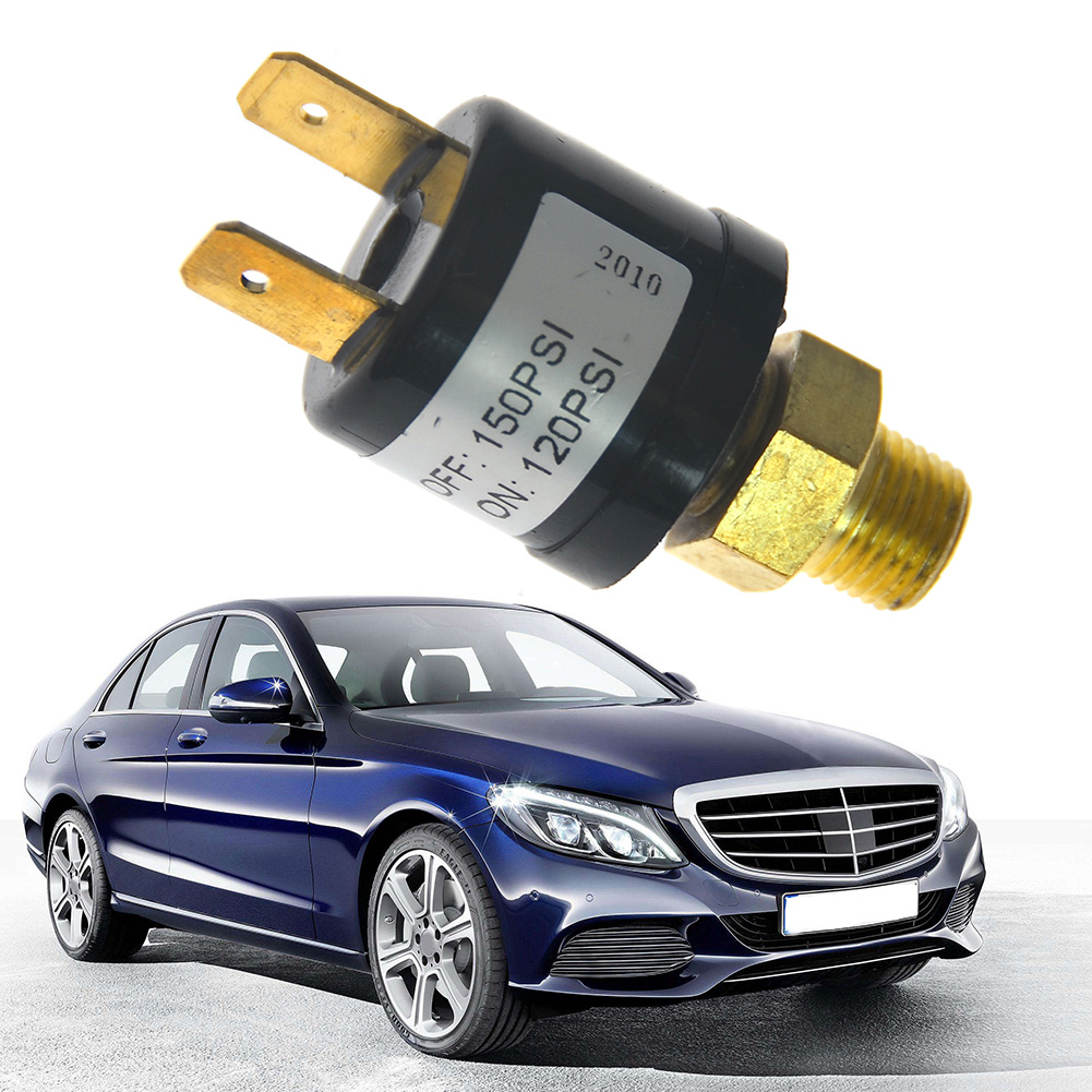 Van Công Tắc Điều Khiển Áp Suất Không Khí 120-150 PSI Cho Bình Nén Còi 12V