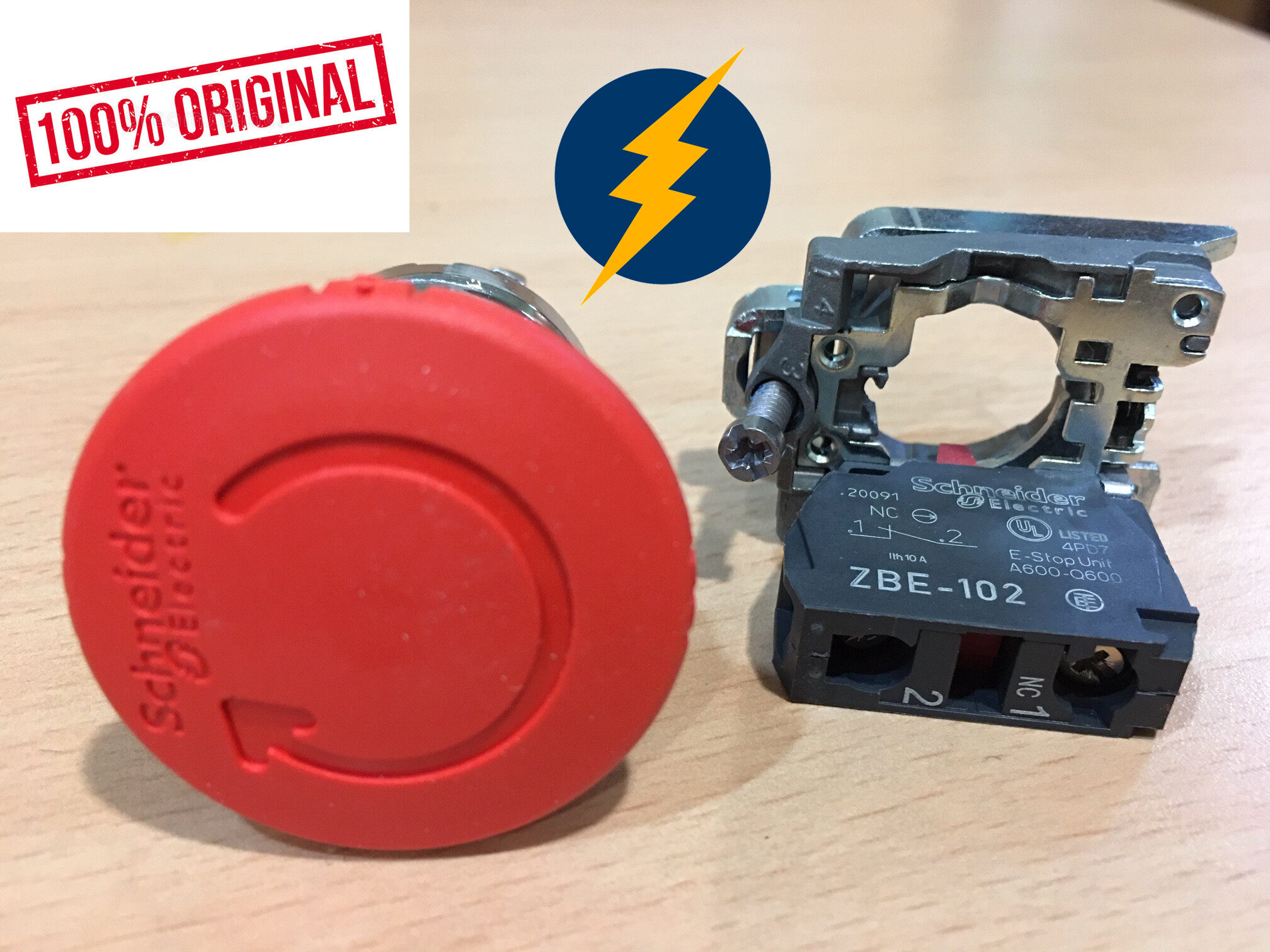 SCHNEIDER EMERGENCY STOP PUSH BUTTON XB4BS8442 | Lazada