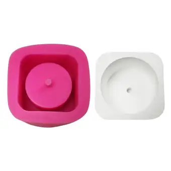 Guo Round Cement Flower Pot Silicone Mold Home Decoration Crafts