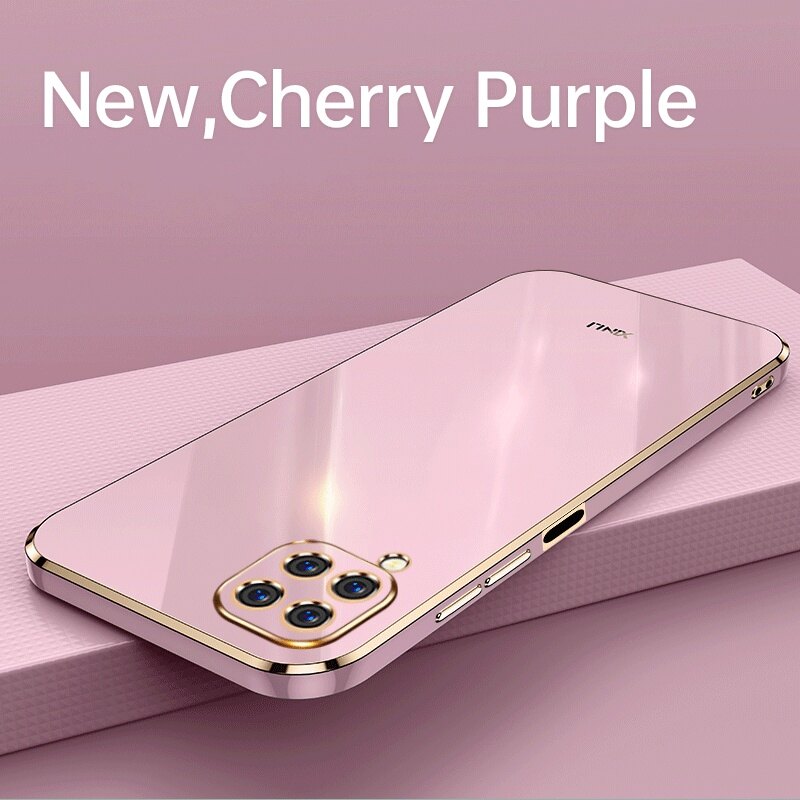 Samsung Galaxy M33 5G Case Shockproof Soft Silicone Electroplating Back Cover Case Samsung M33 5G Phone Casing