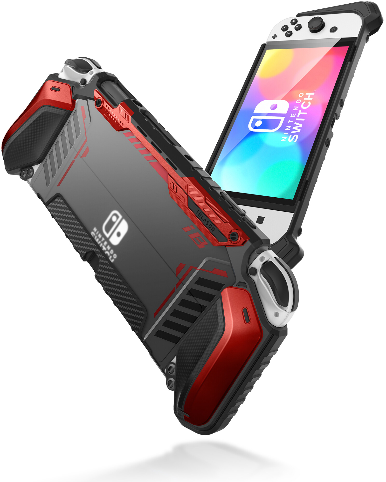 i-Blason Armorbox for Nintendo Switch OLED Case 2021 Dockable Rugged Protective Case Compatible with Nintendo Switch OLED Model and Joy-Con Controller