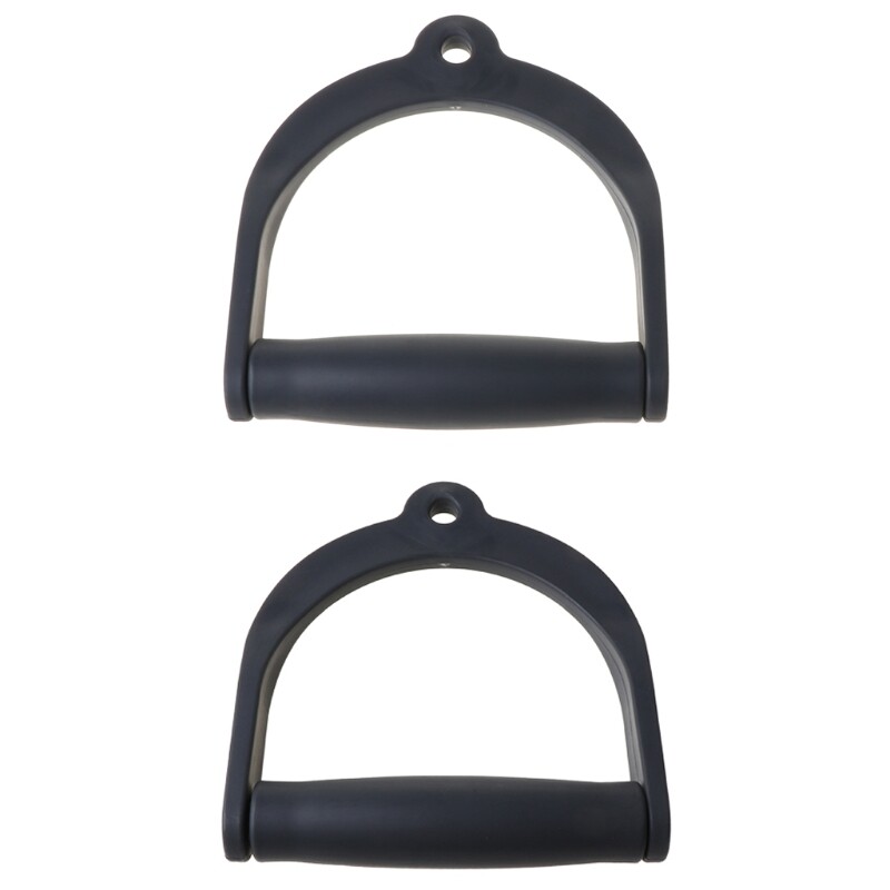 Durable Wide Design Resistant Pull Rope Handle Grips Gym Training Heavy Duty D-Handle