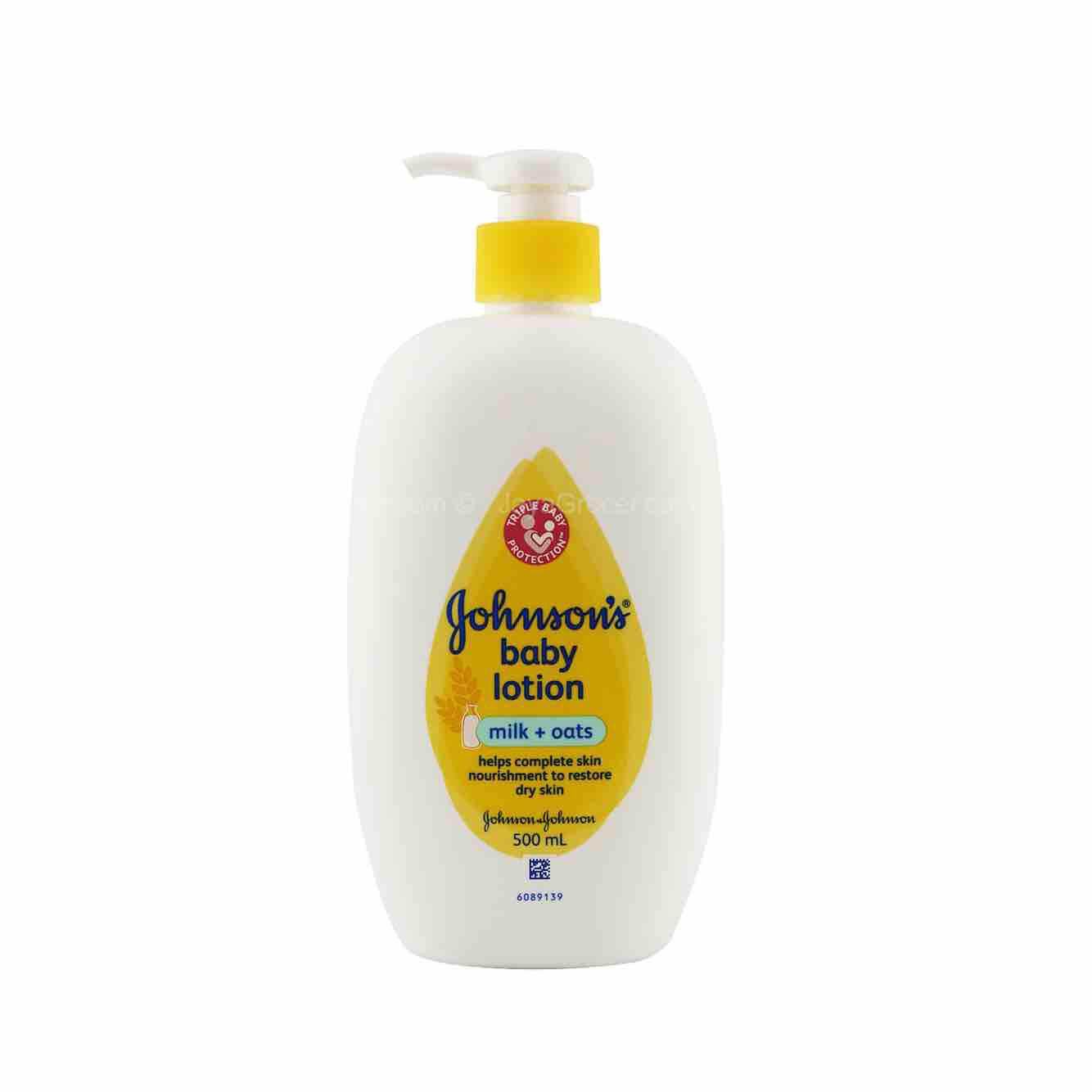 johnson's milk and oats lotion