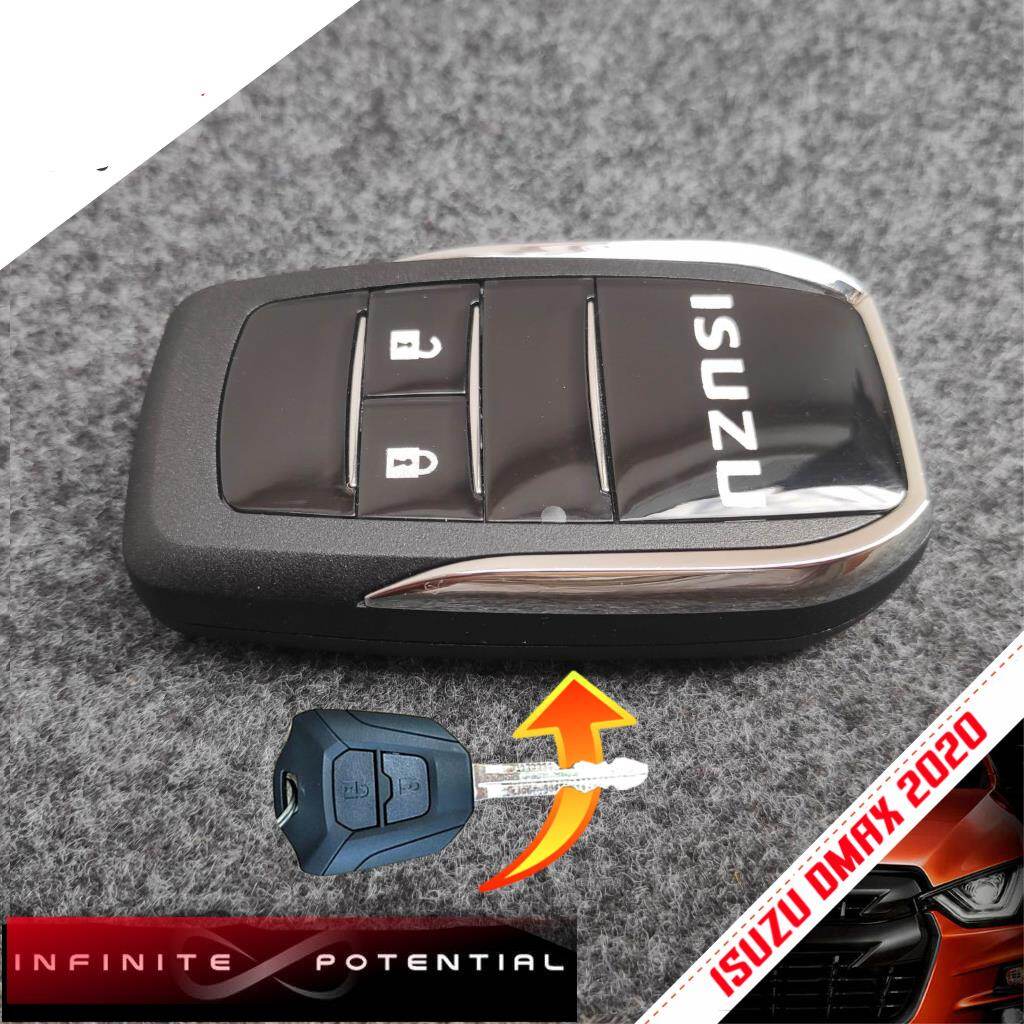 Dành Cho Isuzu Dmax 2020, Khung Chìa Khóa Gập + Logo Trang Trí